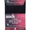 Non-Elastic Men's Socks Black