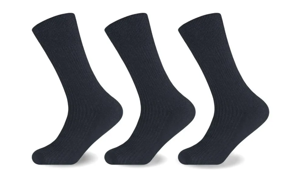 Non-Elastic Men's Socks Black