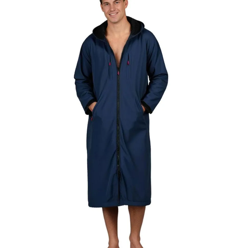Northern Expo Adult Lined Swim Robes Navy