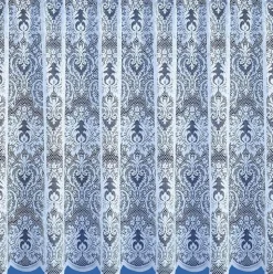 Nottingham White Net Curtains - Price by the Metre