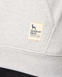 Nuford Hooded Sweatshirt Light Grey by Bewley & Ritch