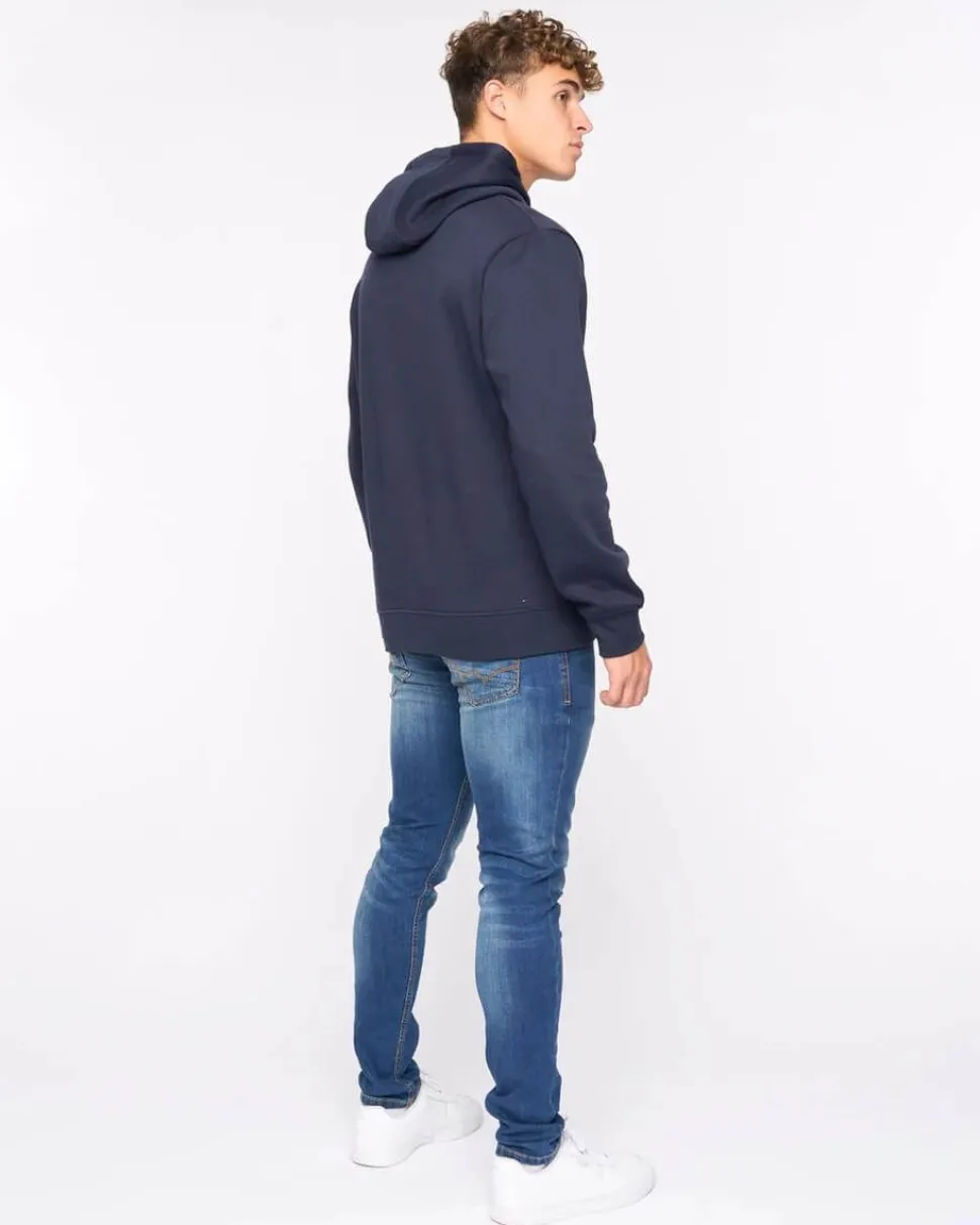 Nuford Hooded Sweatshirt Navy by Bewley & Ritch