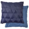 Nyla Soft Plush Triangle Navy Cushion Cover