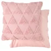 Nyla Soft Plush Triangle Blush Cushion Cover