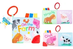 On the Farm Baby Crinkle Book Assorted