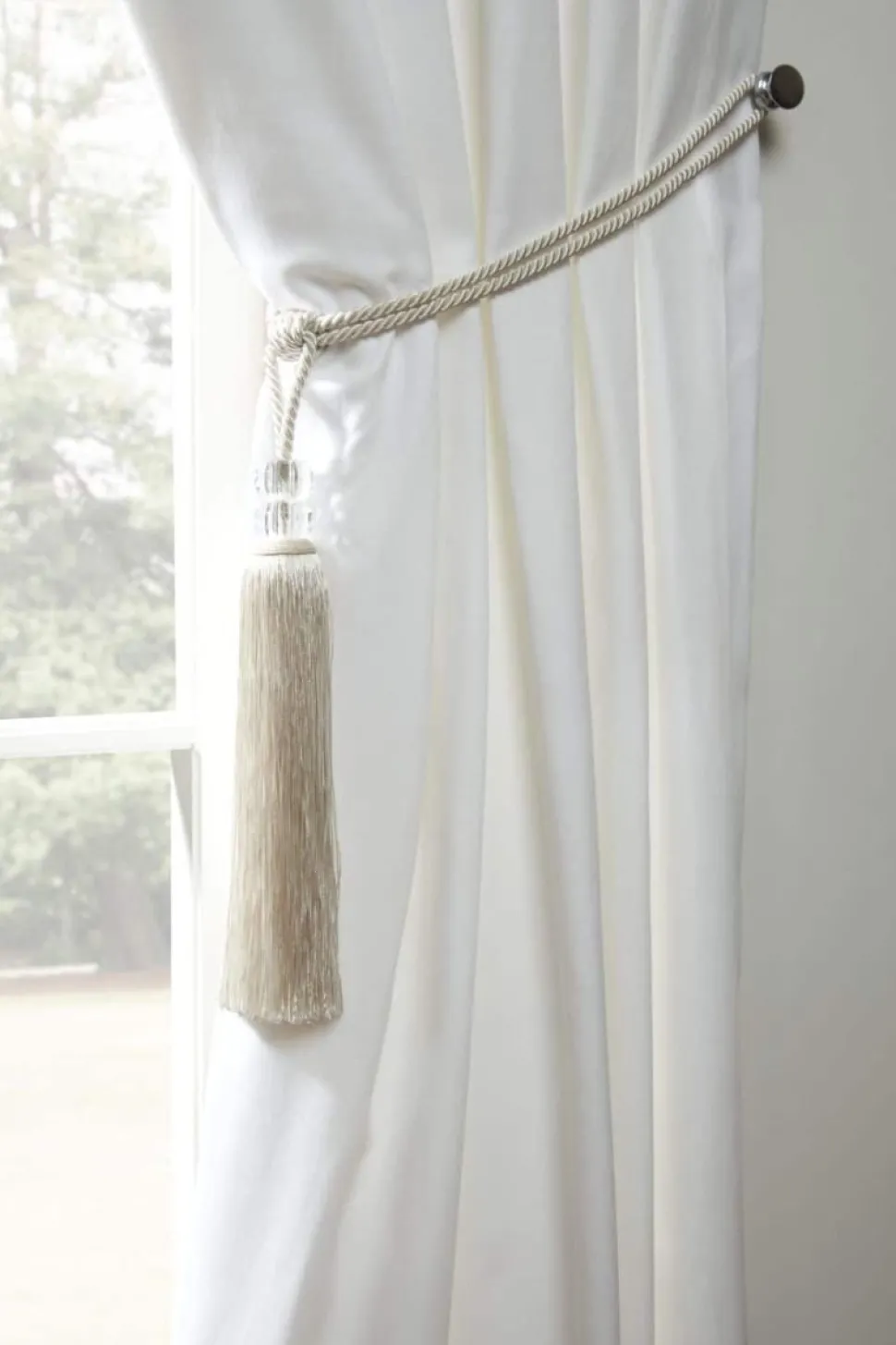 Orla Curtain Rope Tie Back Cream