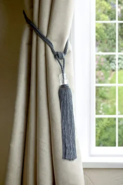 Orla Curtain Rope Tie Back Charcoal