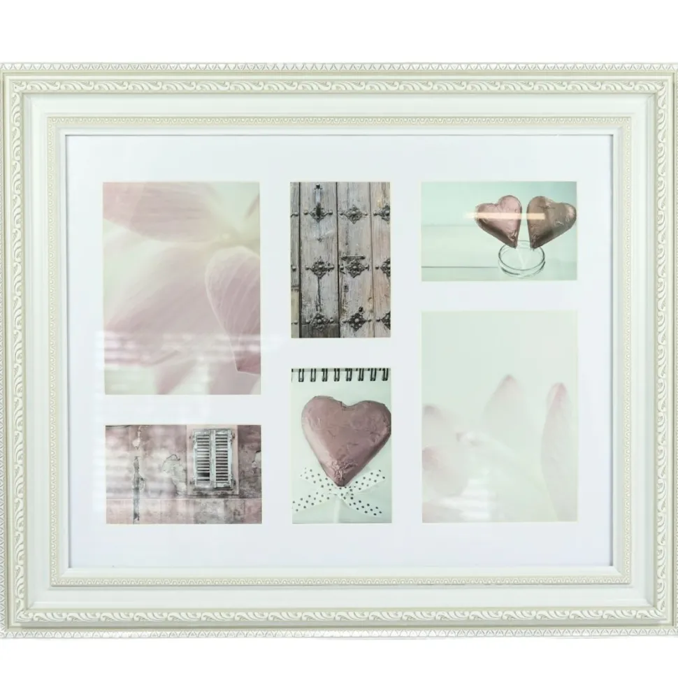 Ornate Photo Frame with 6 Windows