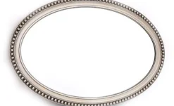 Oval Champagne Wall Mirror