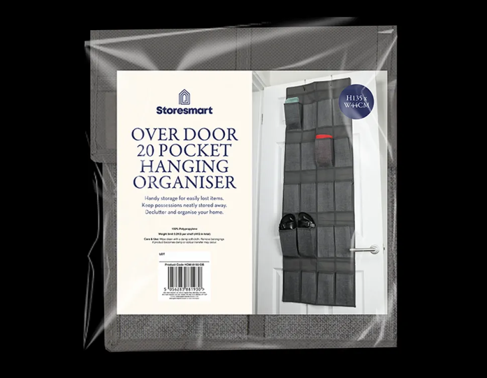 Over Door 20 Pocket Hanging Organiser