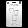Over The Door Plastic Hooks - Pack of 2