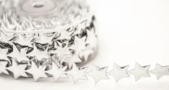 Padded Metallic Star Trim