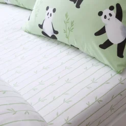 Panda Paws Fitted Sheet by Catherine Lansfield