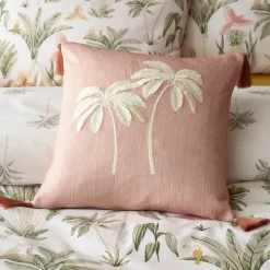 Paradiso Palm Filled Cushion Clay - 45 x 45cm