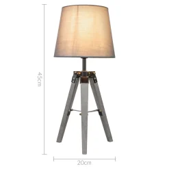 Parlak Tripod Grey Lamp