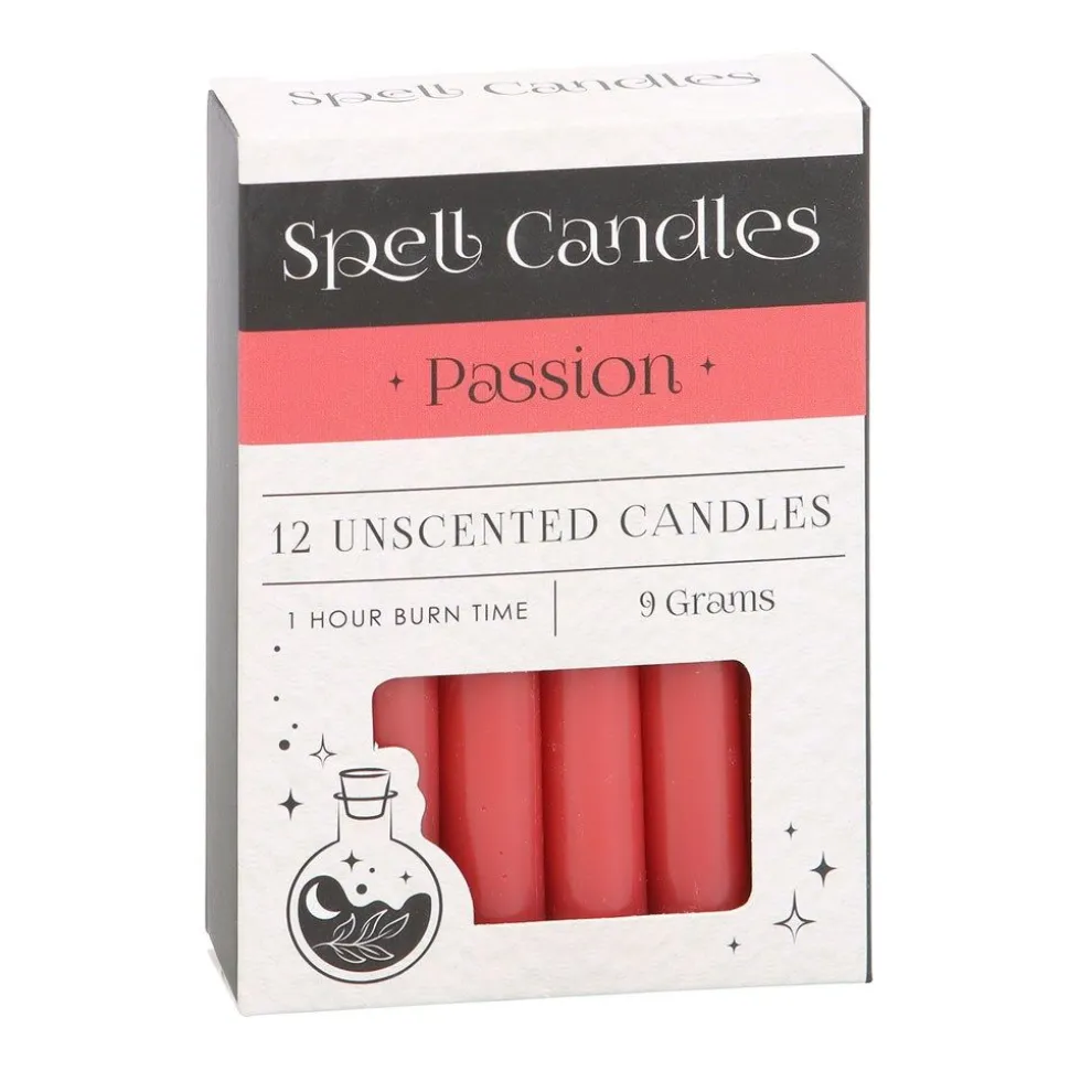Passion Spell Candles Red - 12 Pack