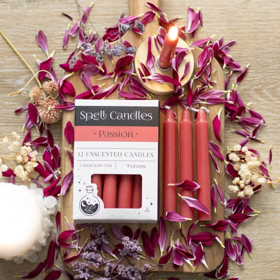 Passion Spell Candles Red - 12 Pack