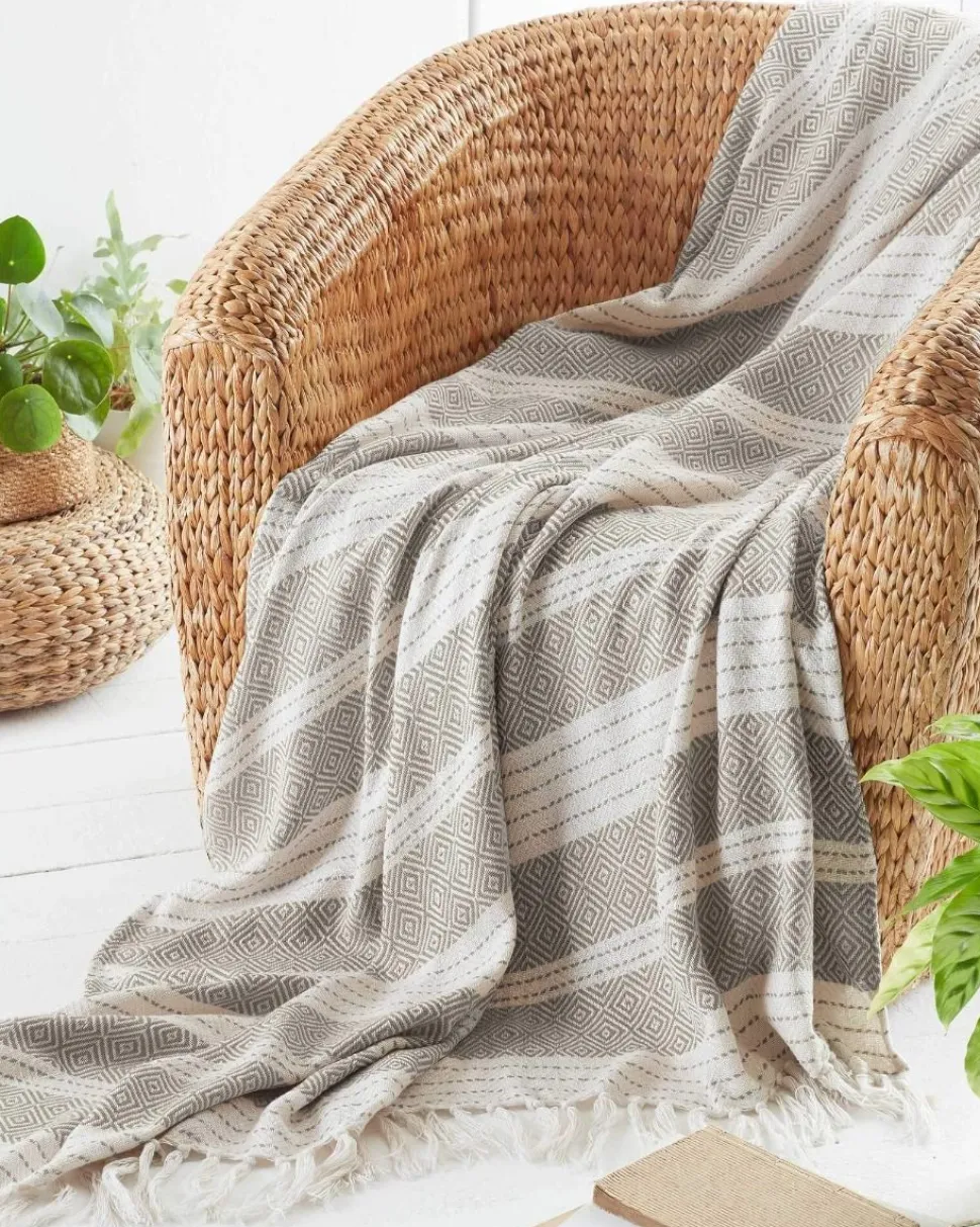 PET Recycled Throw Stone 170x200cm by Country Club