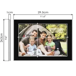 Photo Frame Black 25x20cm