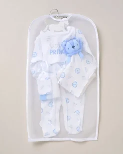 8-Piece Blue Little Prince All-in-One Baby Gift Set