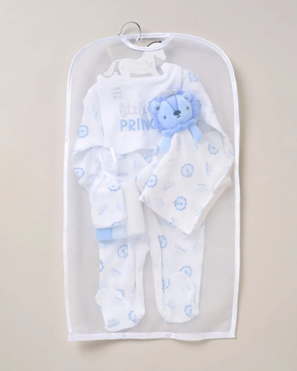 8-Piece Blue Little Prince All-in-One Baby Gift Set