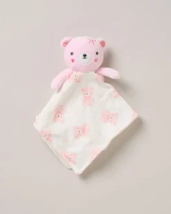 8-Piece Pink Teddy Bear All-in-One Baby Gift Set
