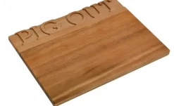 Pig Out Wooden Serving Board 32cm