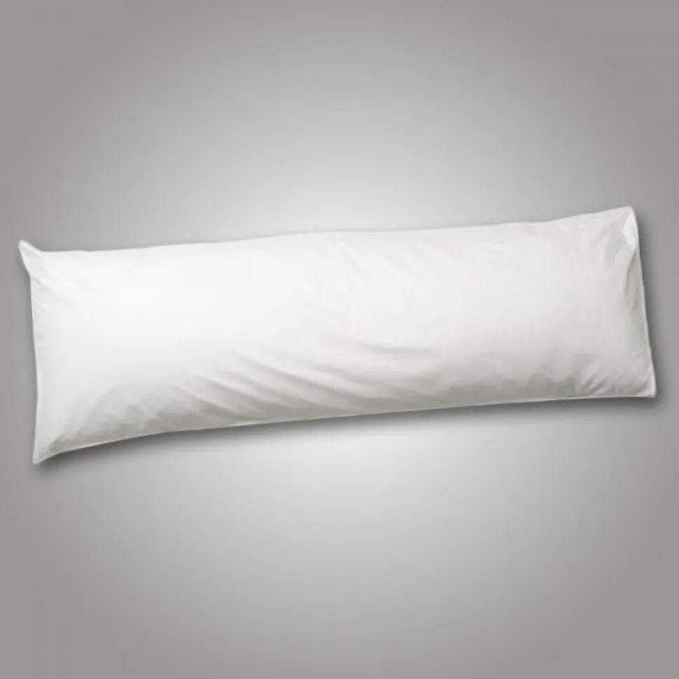 Plain Dyed Bolster Pillowcase White