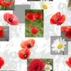 Poppy Oil Cloth Tablecloth B150 - Price by the Metre