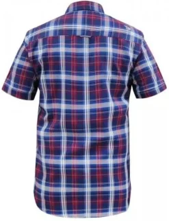 Portland Outsize Men's Short Sleeve Check Shirt