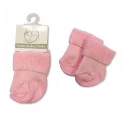 Premature Baby Socks Pink
