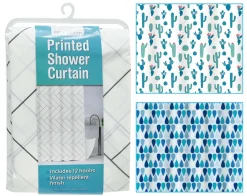 Printed Shower Curtain Assorted