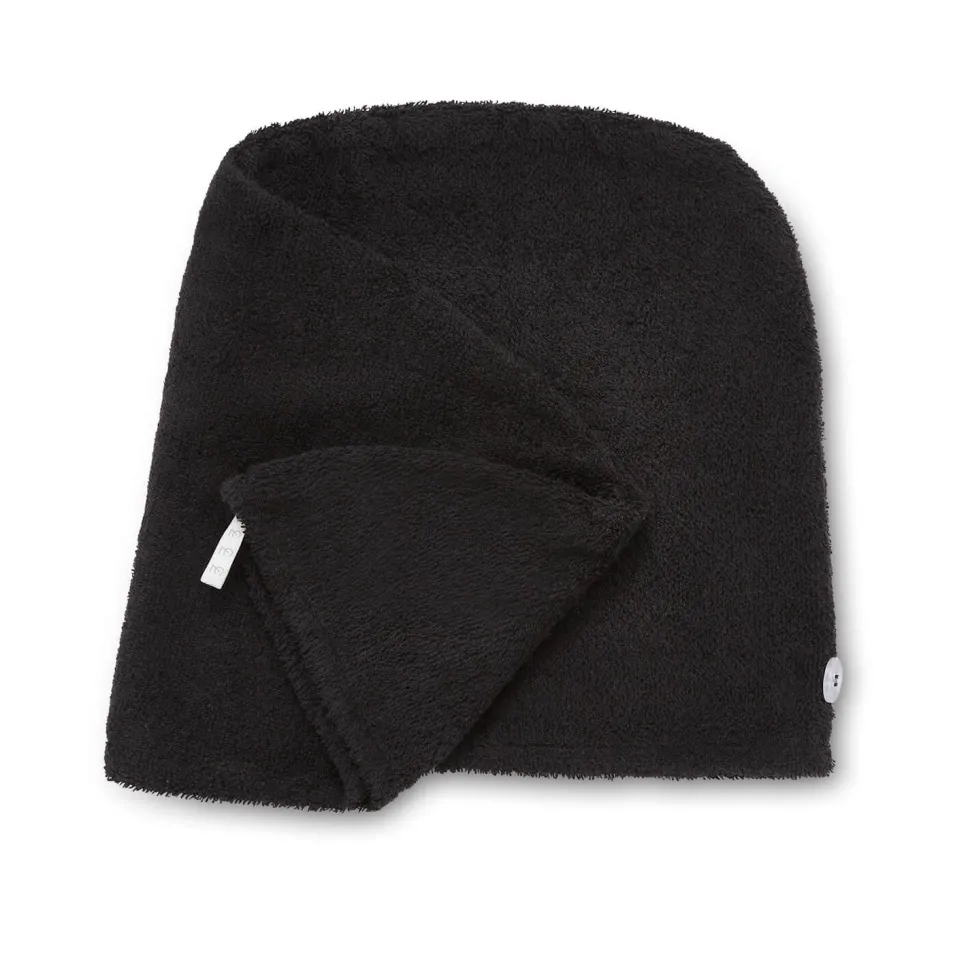 Quick Dry Turbie 2 Pack - Black by Catherine Lansfield
