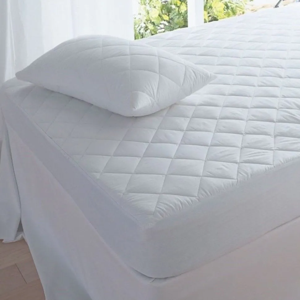 Quilted Extra Deep Fitted Mattress Protector 40cm