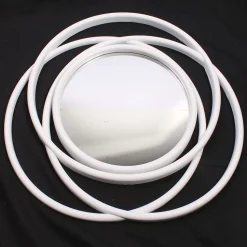 Rattan Style Round Mirror 50cm