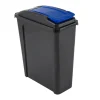 Recycle It 25 Litre Slimline Bin Graphite & Blue