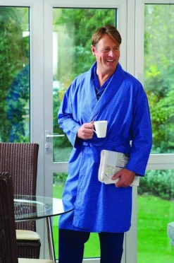 Regal Dressing Gown Blue by Champion