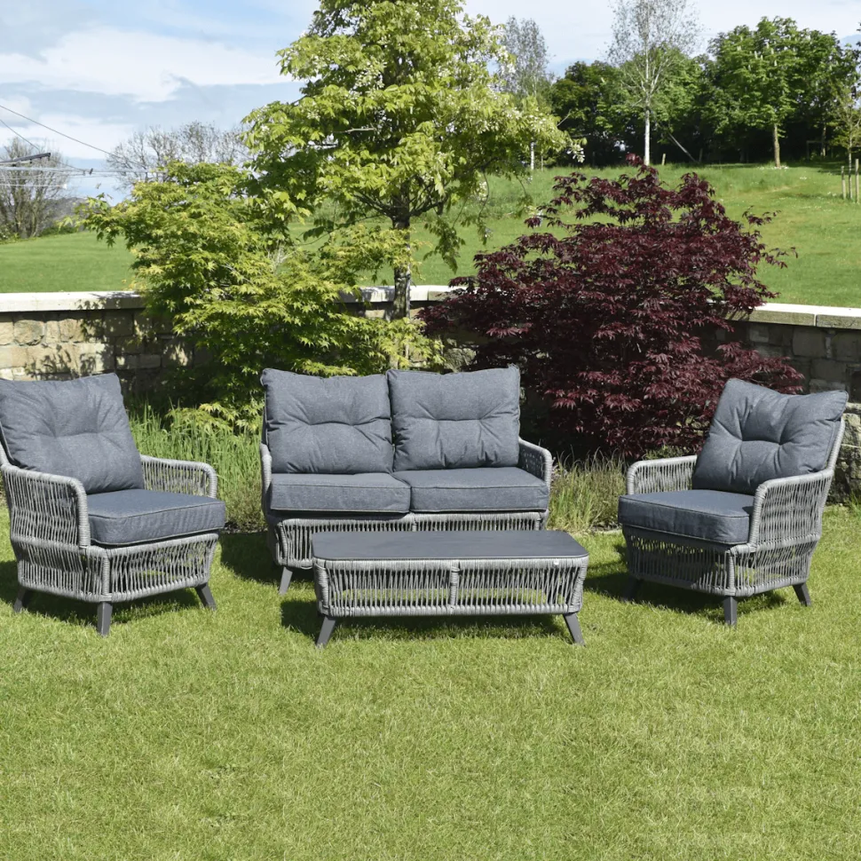 Rivera 4 Piece Rattan Sofa Set