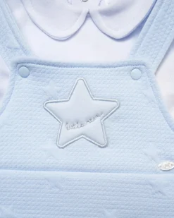 Rock-A-Bye Baby Boutique Blue Star Dungaree Set