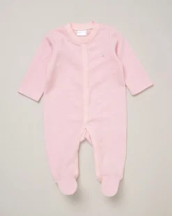 Rock-A-Bye Baby Boutique 3-Piece Pink Dungaree Set