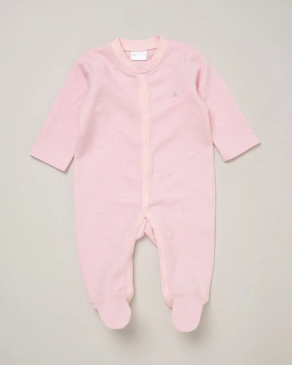 Rock-A-Bye Baby Boutique 3-Piece Pink Dungaree Set