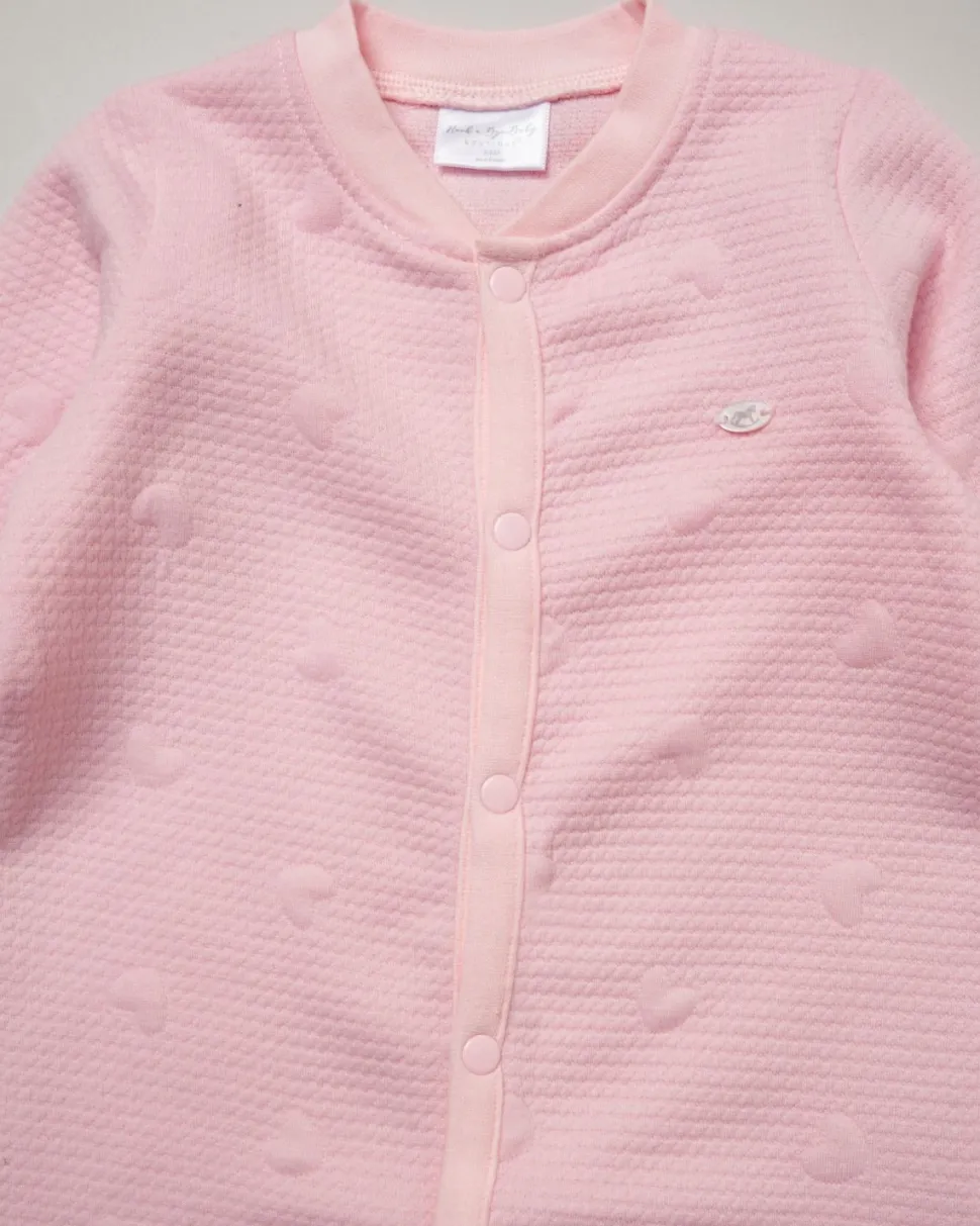 Rock-A-Bye Baby Boutique 3-Piece Pink Dungaree Set