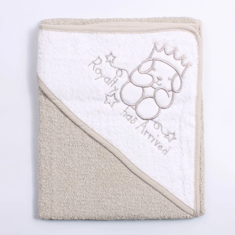 Royalty Hooded Towel Beige