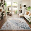 Santana Tidal Blue Non-Slip Machine Washable Rug 120x160 cm