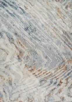 Santana Tidal Blue Non-Slip Machine Washable Rug 120x160 cm