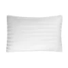 Satin Stripe Housewife Pillowcase Pairs White