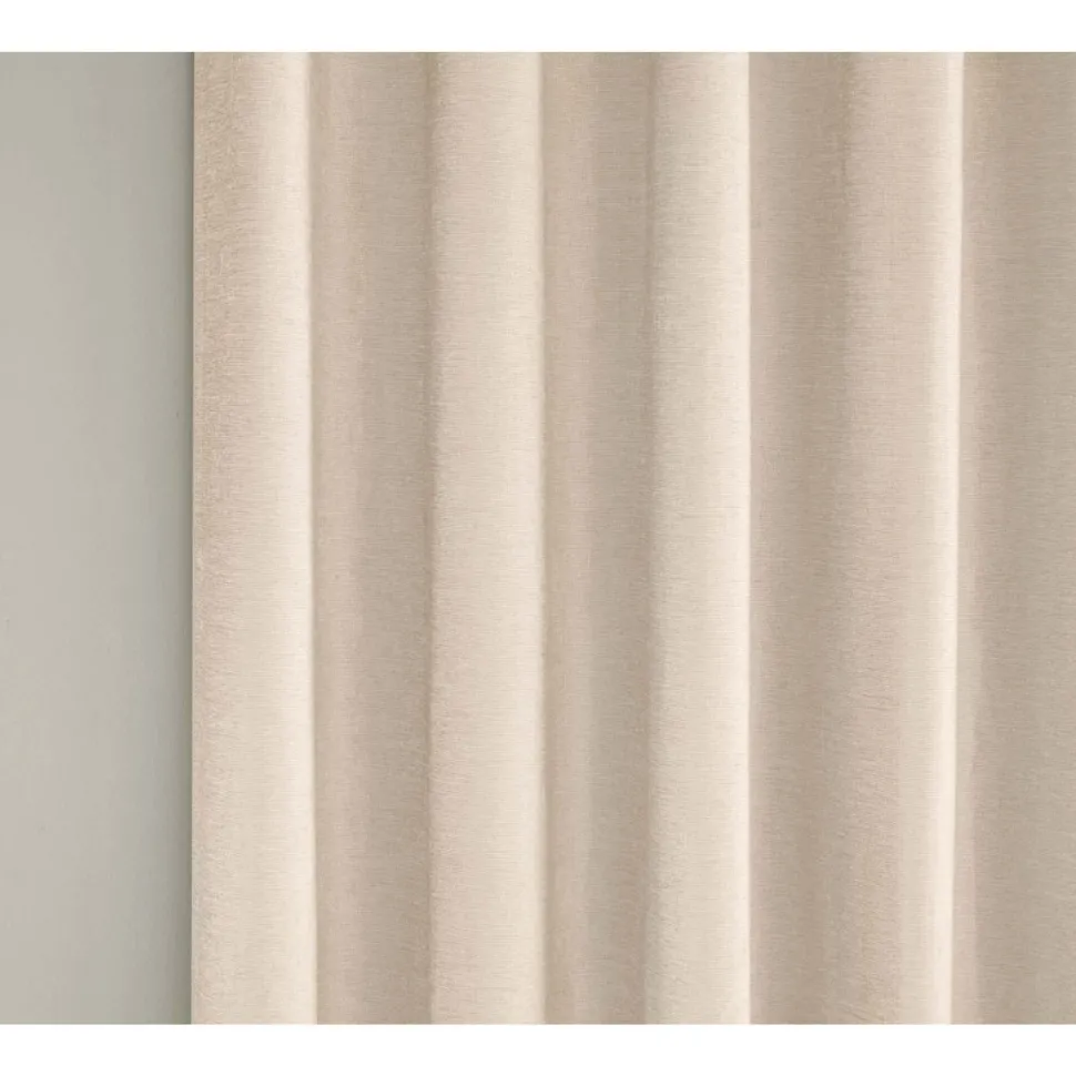 Savoy Blackout Eyelet Curtains Cream