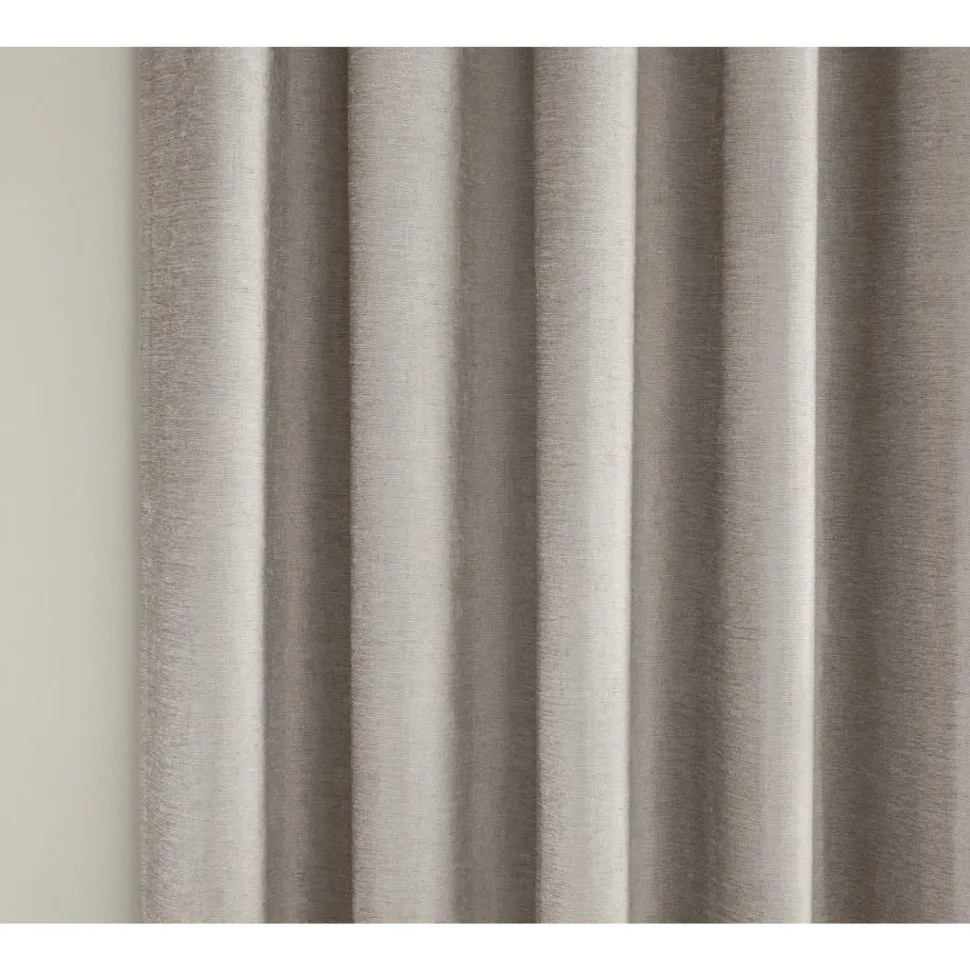 Savoy Blackout Eyelet Curtains Grey