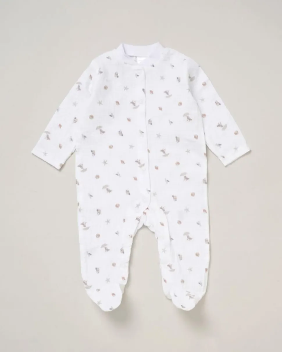 Seaside 3-Piece Muslin Layette Set