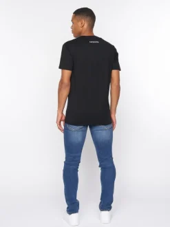 Selworthy T-Shirt Black by Crosshatch